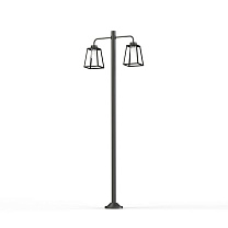 Lampiok 1 N° 8; Clear glass E27 52W; Black grey