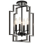 Downtown Deco 17" 4 Light Foyer Pendant Midnight Chrome подвесной светильник 43964MCH Kichler — фото 1