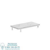 СТОЛ ALURA LOUNGE 160 ЛИТ 160X80X23CM БЕЛАЯ КЕРАМИЧЕСКАЯ СТОЛЕШНИЦА BIANCO STATUARIO Royal Botania