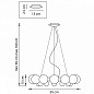 801124 Lightstar Sferetta подвесной светильник, 40Вт, хром
