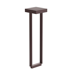 Flos Mile Прямоугольный боллард коричневый