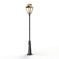 Vieille France N° 3; Clear glass E27 105W; Tinted lacquered brass