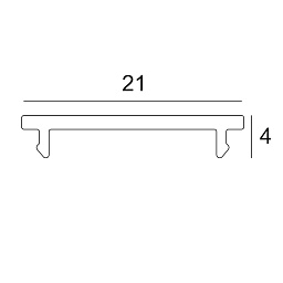 FTL35 F HE DOWN-UP - PC SBL UP PROFILE Delta Light линейный светильник