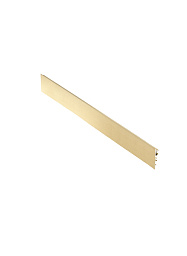 D95Z15 180cm - Golden aluminium Fabbian Tile настенный линейный светильник длиной 180 см из золотистого алюминия