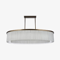 Large Double Drum Oval Chandelier - Размер 2 (Ш 2000 мм x Г 860 мм)