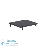 ALURA LOUNGE 140 ЛИТ СТОЛ 140X120X23СМ ЧЕРНАЯ СТОЛЕШНИЦА КЕРАМИКА NERO MARQUINA Royal Botania