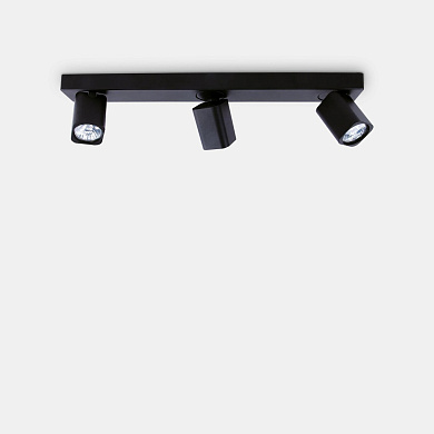 321516 Ideal Lux RUDY PL3 SQUARE NERO потолочный светильник черный
