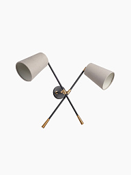 ANDRO-DOUBLE-WALL-LIGHT Heathfield Andro Double Настенный светильник