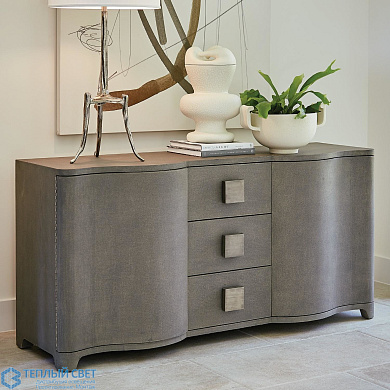 Toile Linen Credenza-Grey Global Views шкаф