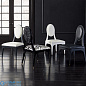 Harlow Chair-Black w/Black Leather Global Views кресло