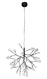 EVITA SP36 BLACK/TRANSPARENT Crystal Lux EVITA подвесной светильник с ветвящейся конструкцией и прозрачными элементами на чёрном каркасе