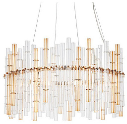 A4111LM-16GO Arte Lamp Crystalla подвесной светильник с цилиндрическими стеклянными элементами