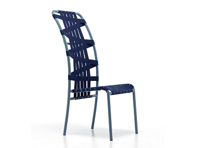 Gervasoni Outdoor Алюминиевый стул с высокой спинкой с порошковым покрытием Gervasoni