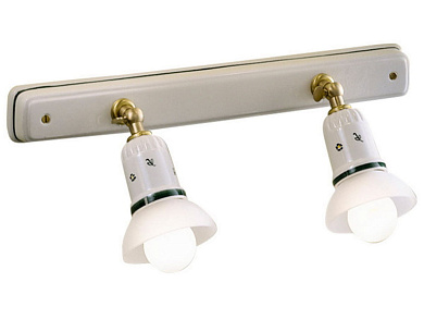 Savona Настенный многоместный прямоугольный керамический прожектор FERROLUCE C276 - C277