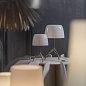 FN026001EH_13 Foscarini Lumiere TL 30th grande большая дизайнерская настольная лампа шампань; белый — фото 8