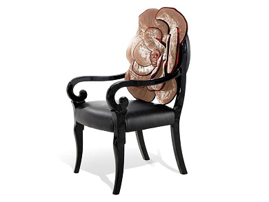 NextArt Мягкий тканевый стул с подлокотниками Sicis