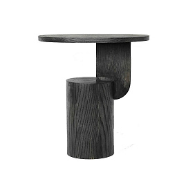 9891 Ferm Living Insert приставной столик с цилиндрическим основанием из окрашенного массива