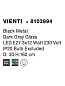 8103994 VIENTI Novaluce светильник LED E27 3x12Вт 230В IP20