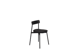 M0820105 La Petite Friture FROMME Стул кожаный черный