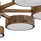 Люстра Arteriors Linus Starburst, латунь heritage и матовое стекло — фото 6