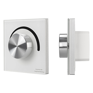 027115 Arlight Панель SMART-P37-DIM-IN White (230V, 1.2A, TRIAC, Rotary, 2.4G)