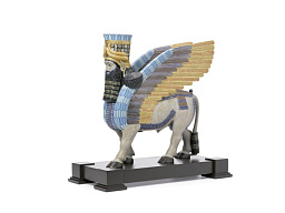 1001946 Lladro High Porcelain фарфоровая фигурка крылатого коня на подставке
