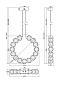 MOD555PL-L23CH5K Maytoni Amulet Подвесной светильник 23W 700лм Хром — фото 4