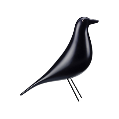 21503100 Eames Vitra Фигурка птица, черная