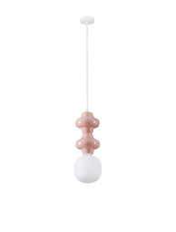 NL_DECORATIVE_CLIO_SUSPENSION_MATT_WHITE_PINK_OPAL Nova Luce CLIO Подвесной светильник