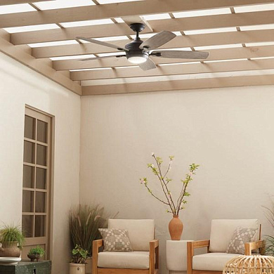 56" Tranquil LED Weather+ Outdoor Ceiling Fan Olde Bronze уличная люстра-вентилятор 310130OZ Kichler