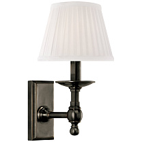 Payson Sconce бронза с шелковым абажуром