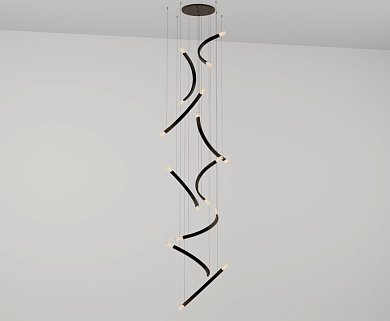 Люстра CTO Lighting Trace Freefall 9