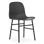 602812 Normann Copenhagen Form Стул со стальным каркасом, черный — фото 1