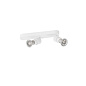 1008232 SLV PURI 2.0 basic CW Double Asym. white настенный светильник — фото 1