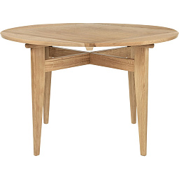 10058071 GUBI B-Table обеденный стол круглой формы из дуба с матовым покрытием