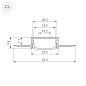 Профиль для светодиодной ленты Arlight FANTOM-W20-H10 — фото 1