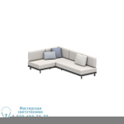 Alura Lounge set 01 A coated aluminium Royal Botania Alura комплект уличной мебели