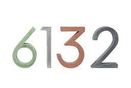N0-9 / A-D 9010 novantadieci HOUSE NUMBERS AND LETTERS Уличные настенные светильники