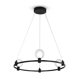FR4005PL-03B1 Freya Urban подвесной светильник с металлическим кольцом и тремя сферическими плафонами