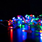 Бахрома световая, 0.0583Вт, IP65, 120 ламп, 3м 100-101 мульти с эффектом мерцания 3*0,6м IP65 — фото 2