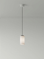 CIRIO SIMPLE CIRCULAR METAL CANOPY WHITE SURFACE DIMMABLE 1-