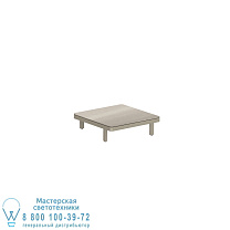 ALURA LOUNGE 80 LTL СТОЛ 80X80X23CM СТОЛЕШНИЦА ИЗ ПЕСОЧНОЙ КЕРАМИЧЕСКОЙ КЕРАМИКИ СЕРО-СЕРЫЙ Royal Botania