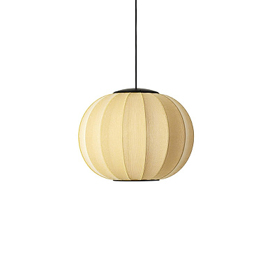 KW45 SU LED Knit-Wit Made By Hand Подвесной светильник Ø45 с жёлтым тканевым плафоном LED