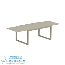 РАЗДВИЖНОЙ СТОЛ NINIX 100X150/270 РАМА ПЕСОЧНЫЙ + ЖЕМЧУЖНО-СЕРАЯ КЕРАМИКА Royal Botania