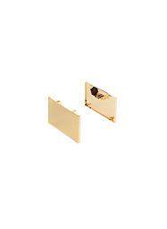D95Z20 Golden aluminium Fabbian Tile настенный алюминиевый светильник с золотистым покрытием