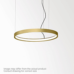 SUPERLOOP HC 120 SBL 930 FG Delta Light SUPERLOOP подвесной потолочный светильник золотого оттенка