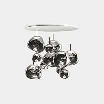 Подвесная система Tom Dixon Melt Mega - Серебро полированный Поликарбонат