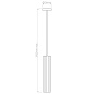 1442004 Hashira Pendant Astro lighting подвесной светильник матовый чёрный — фото 3