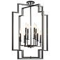 Downtown Deco 32.25" 8 Light  Foyer Chandelier Midnight Chrome подвесной светильник 43966MCH Kichler — фото 1