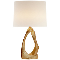 Cannes Table Lamp позолота с льняным абажуром